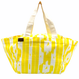 Shopper gelb Ikat-Muster 35 x 30 x 25 cm Handgepäck Cala Millor