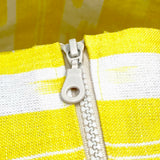 Shopper gelb Ikat-Muster 35 x 30 x 25 cm Handgepäck Cala Millor