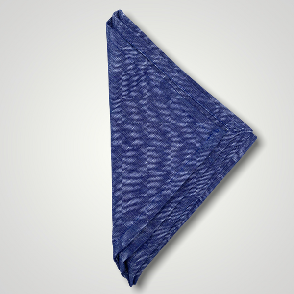 Servietten Leinen Stoff blau  45 x 45 cm